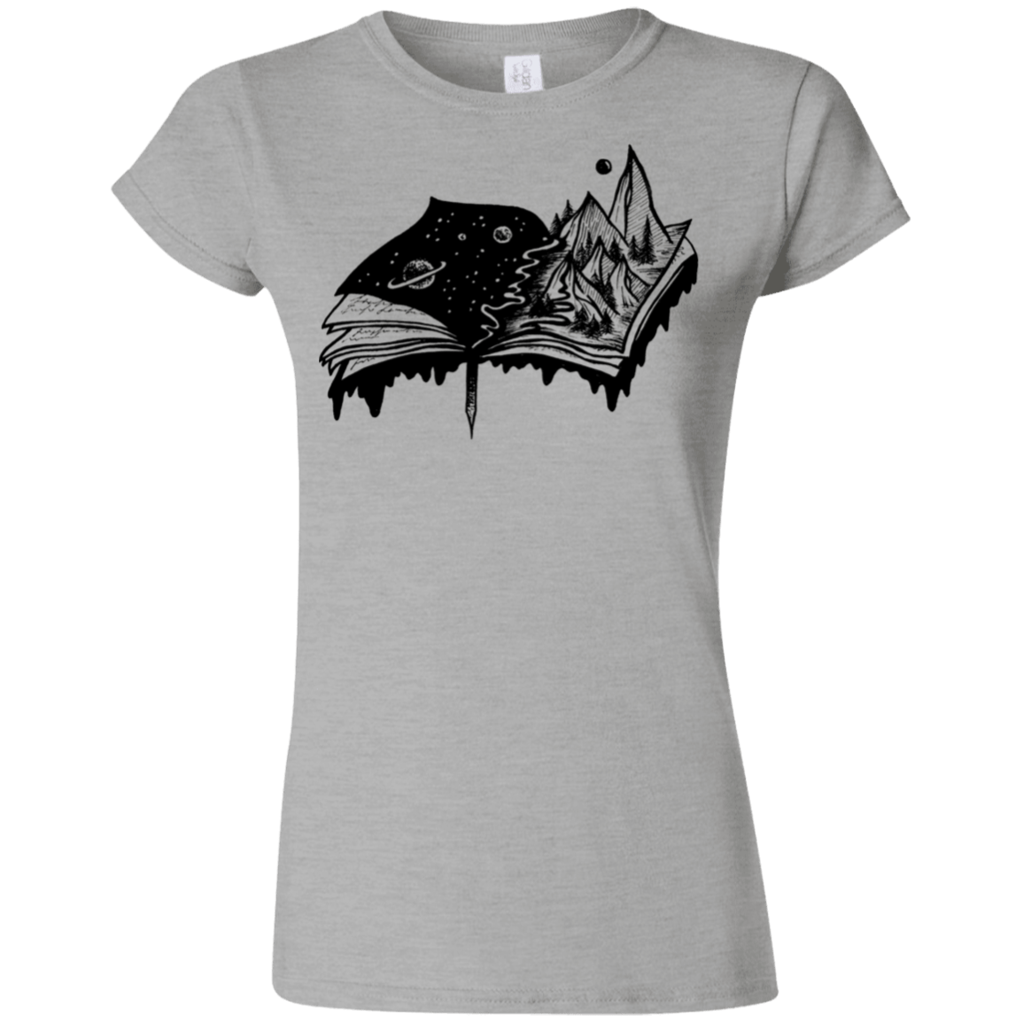 T-Shirts Sport Grey / S Reading is Life Junior Slimmer-Fit T-Shirt