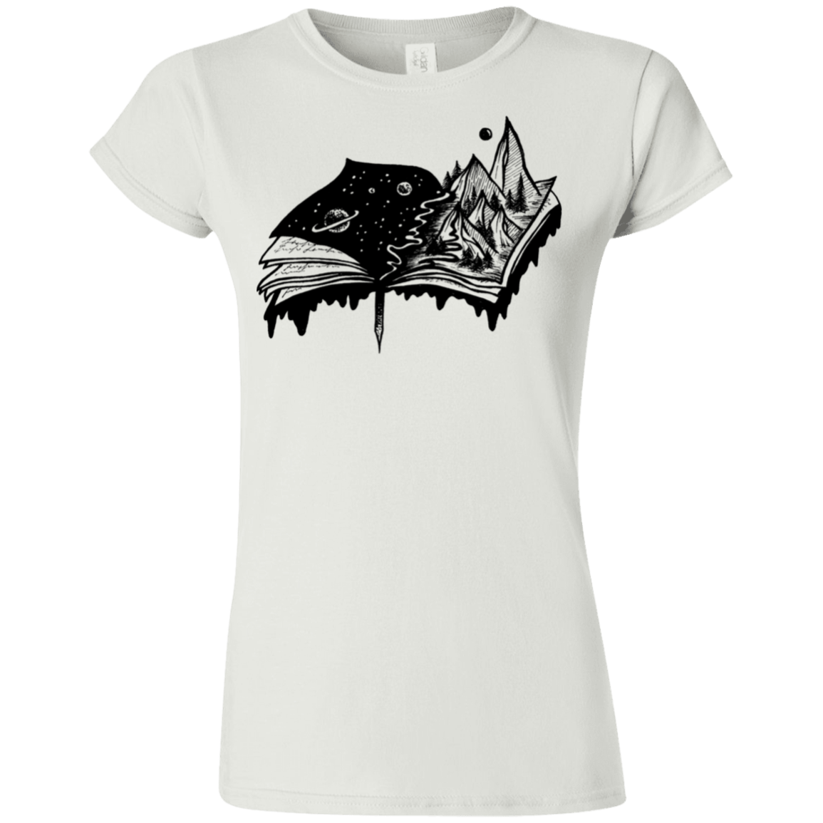 T-Shirts White / S Reading is Life Junior Slimmer-Fit T-Shirt