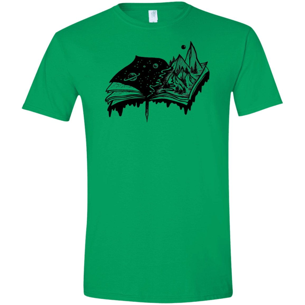 T-Shirts Irish Green / S Reading is Life Men's Semi-Fitted Softstyle