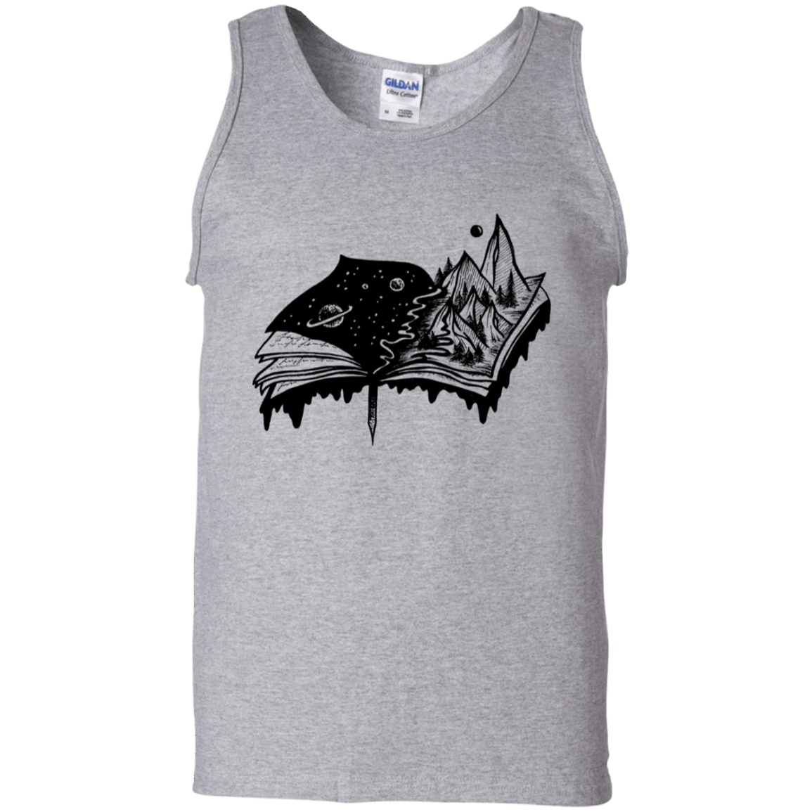 T-Shirts Sport Grey / S Reading is Life Men's Tank Top