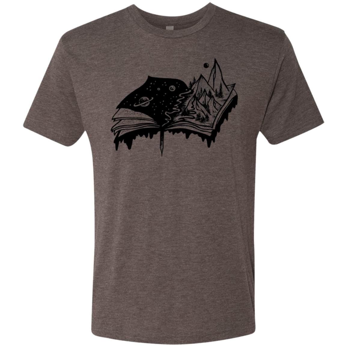 T-Shirts Macchiato / S Reading is Life Men's Triblend T-Shirt