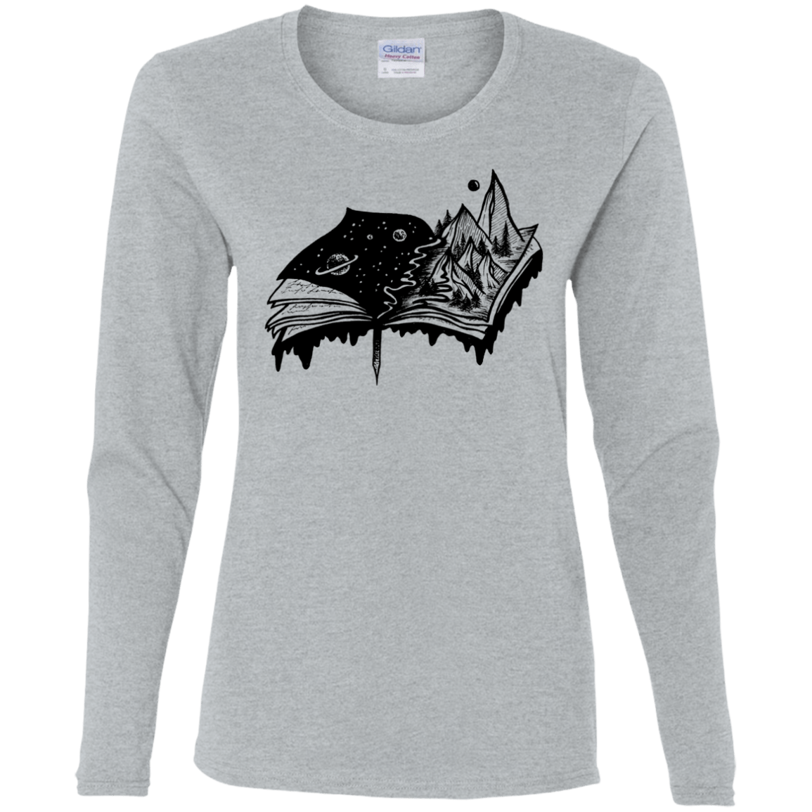 T-Shirts Sport Grey / S Reading is Life Women's Long Sleeve T-Shirt