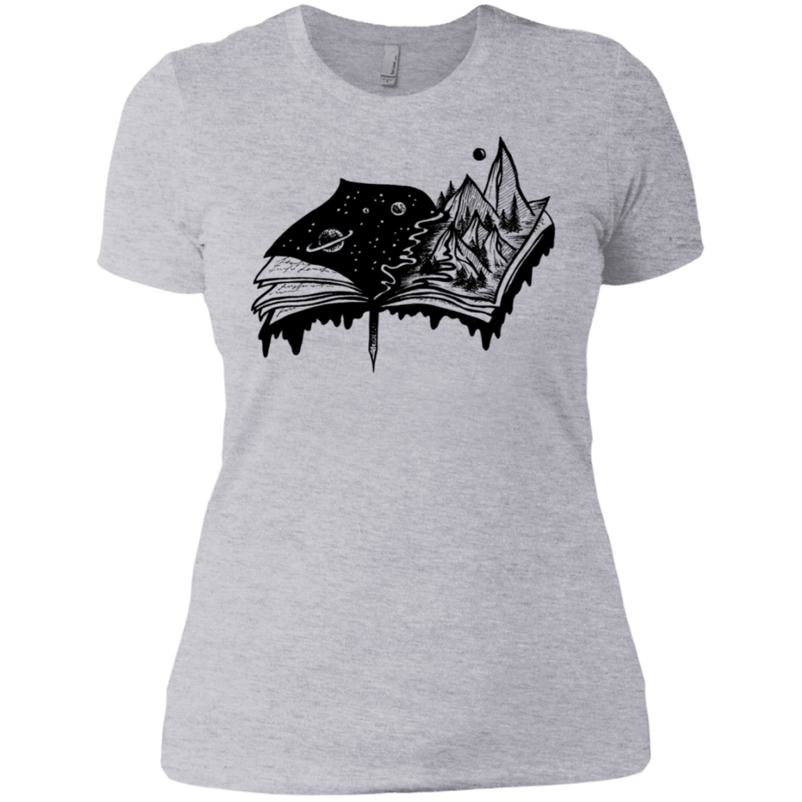 T-Shirts Heather Grey / X-Small Reading is Life Women's Premium T-Shirt