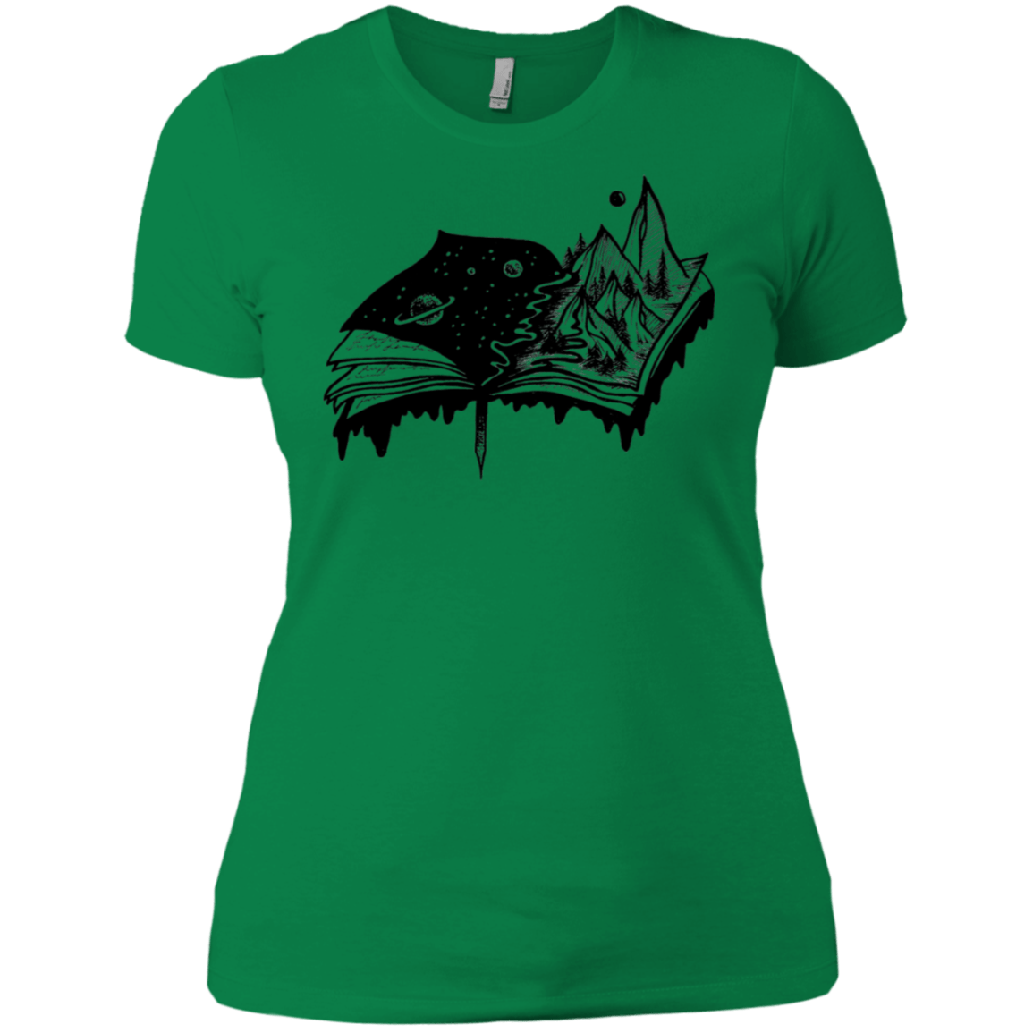 T-Shirts Kelly Green / X-Small Reading is Life Women's Premium T-Shirt