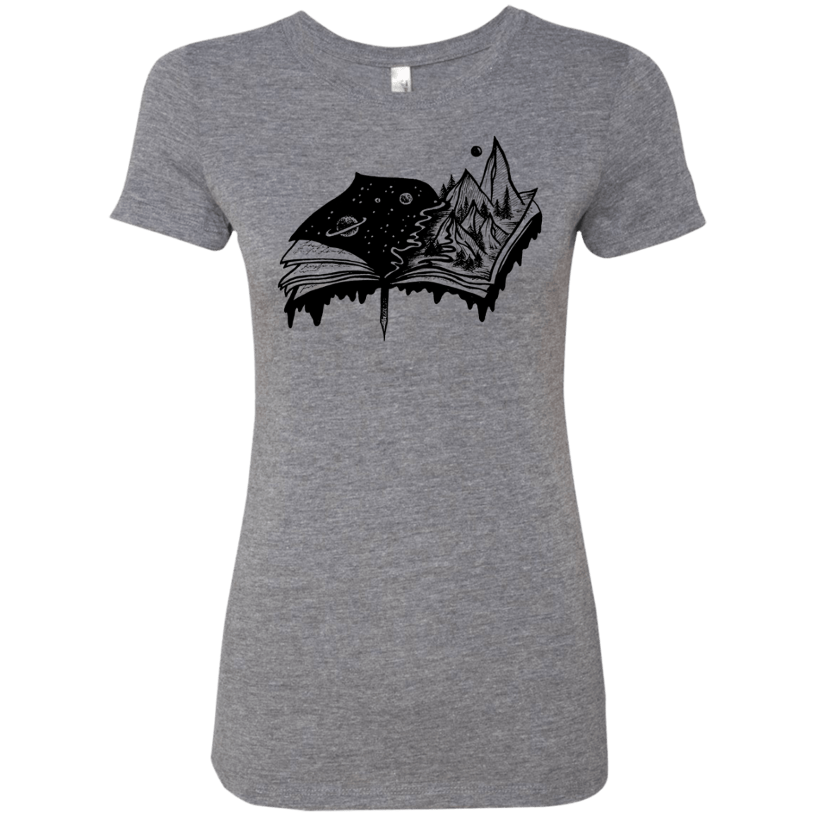 T-Shirts Premium Heather / S Reading is Life Women's Triblend T-Shirt