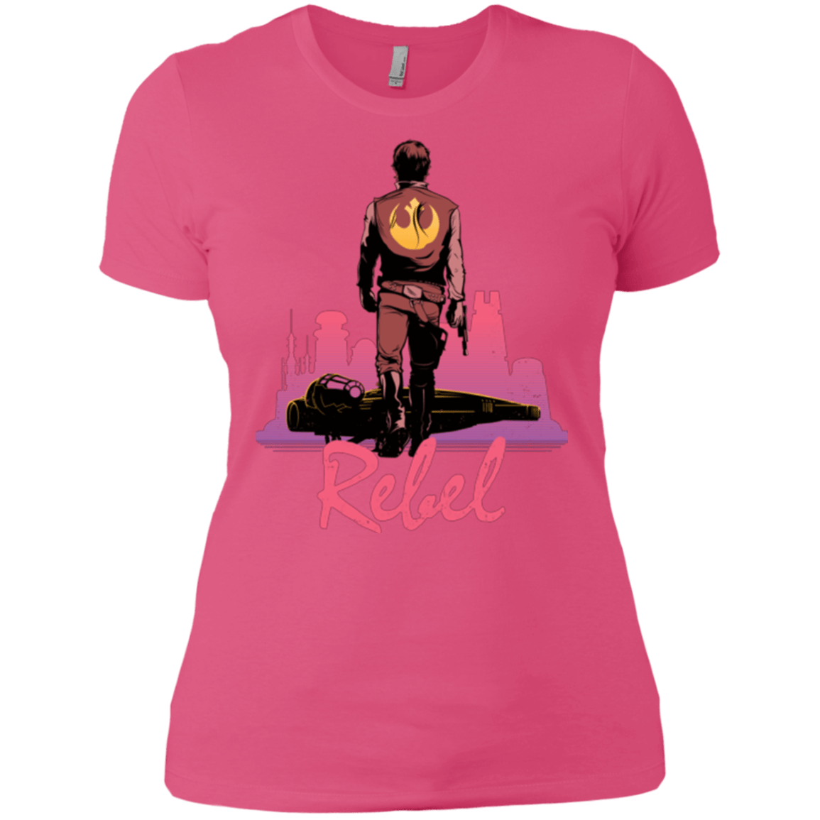 T-Shirts Hot Pink / X-Small Rebel Women's Premium T-Shirt