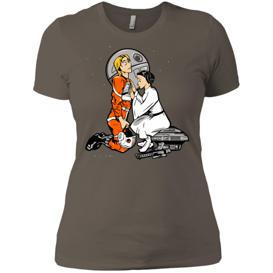 T-Shirts Warm Grey / X-Small Rebellon Hero Women's Premium T-Shirt