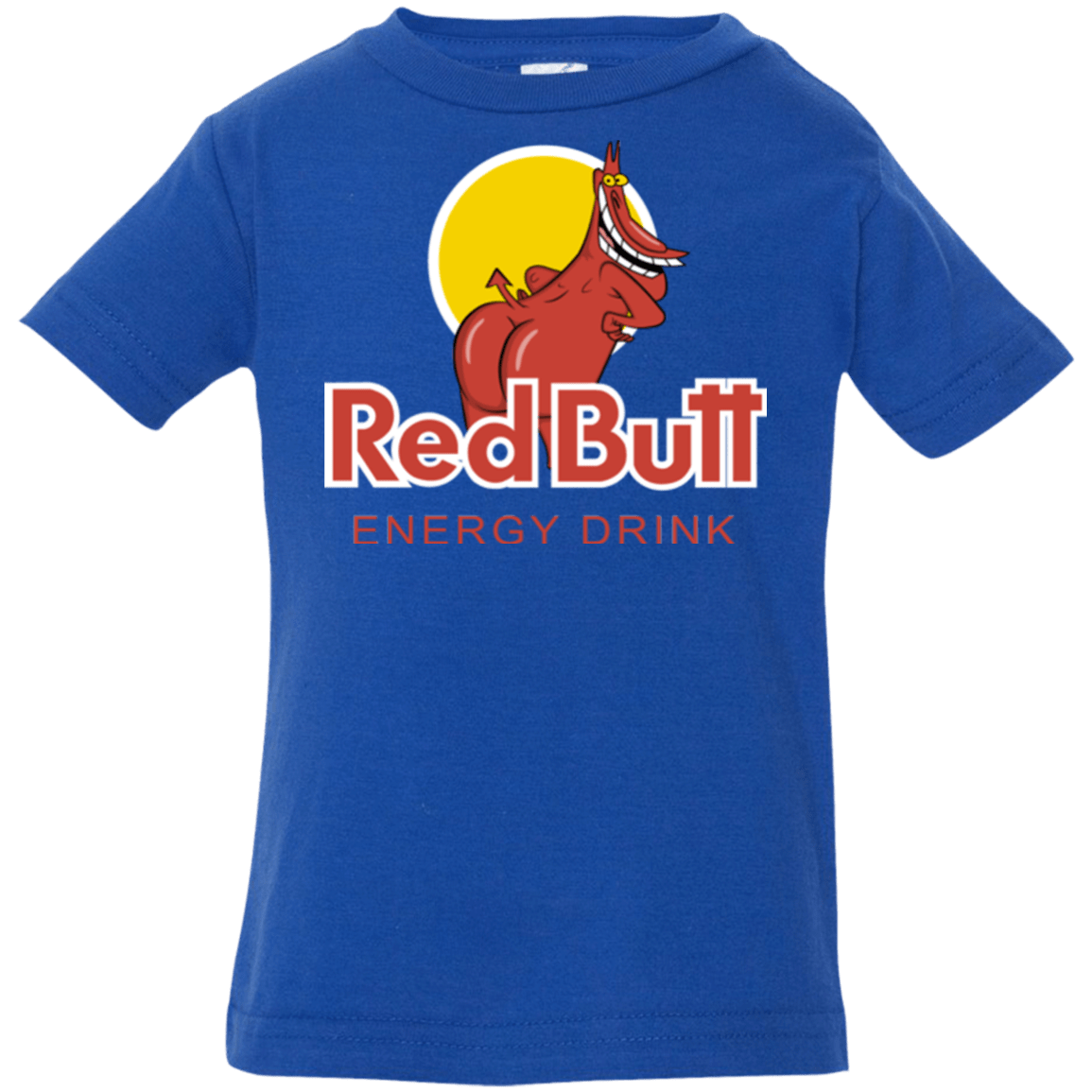 T-Shirts Royal / 6 Months Red butt Infant Premium T-Shirt