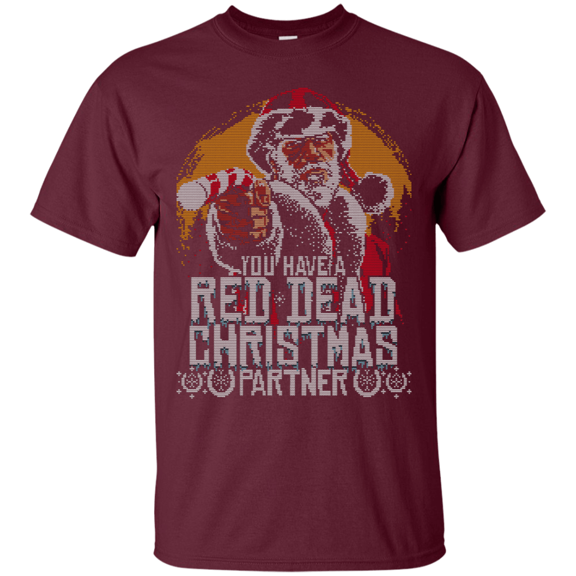 T-Shirts Maroon / S RED DEAD CHRISTMAS T-Shirt