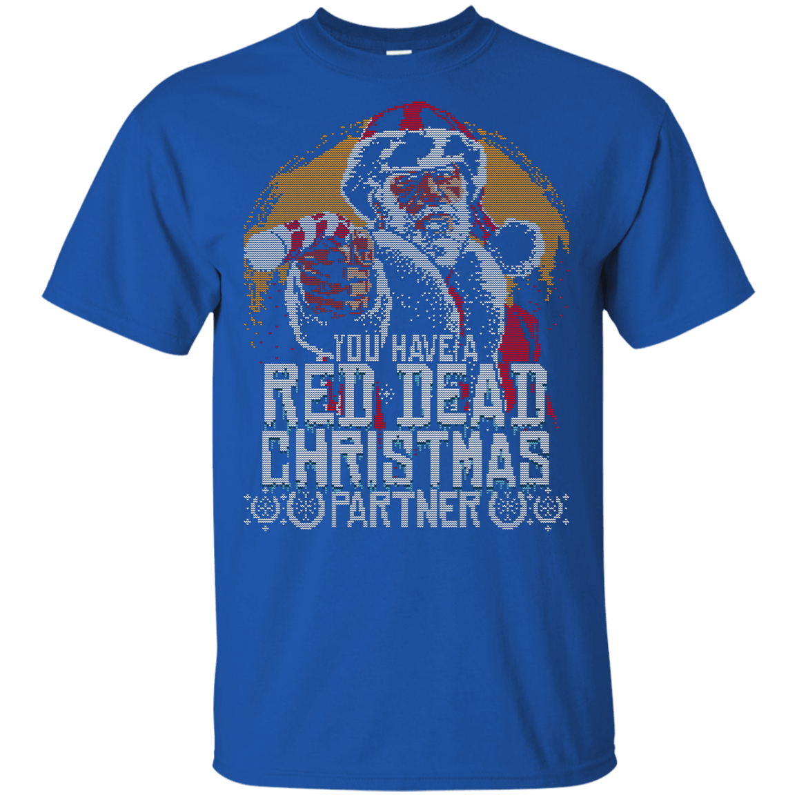 T-Shirts Royal / YXS RED DEAD CHRISTMAS Youth T-Shirt