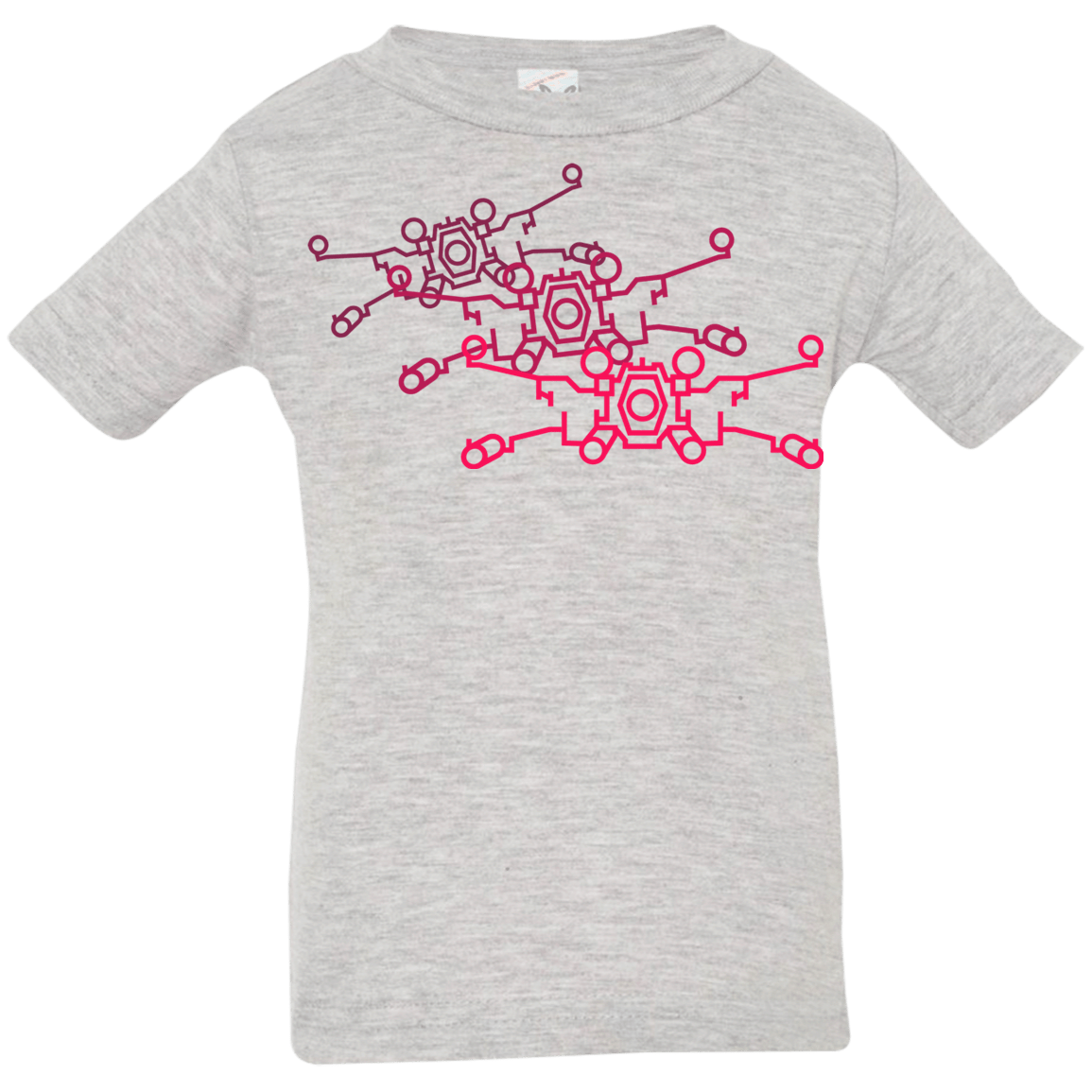 T-Shirts Heather Grey / 6 Months Red Five Infant Premium T-Shirt