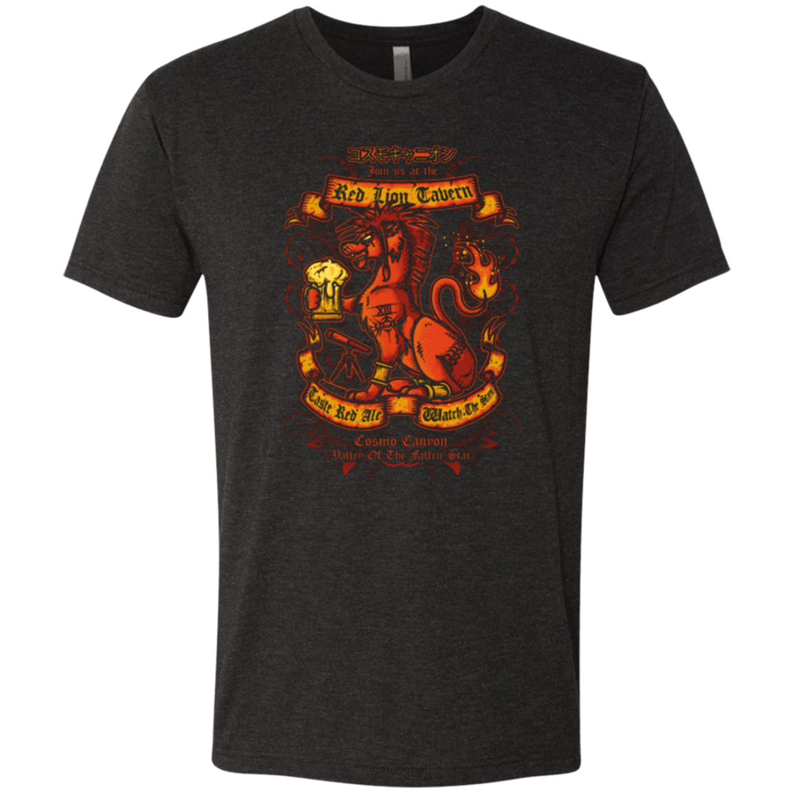 T-Shirts Vintage Black / Small RED LION TAVERN Men's Triblend T-Shirt