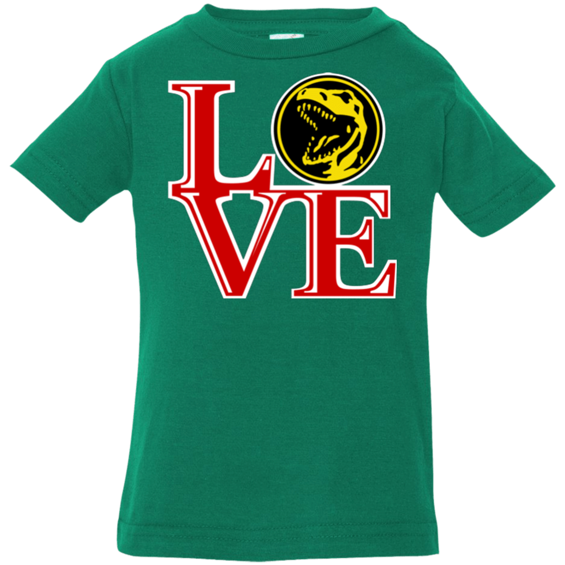T-Shirts Kelly / 6 Months Red Ranger LOVE Infant Premium T-Shirt