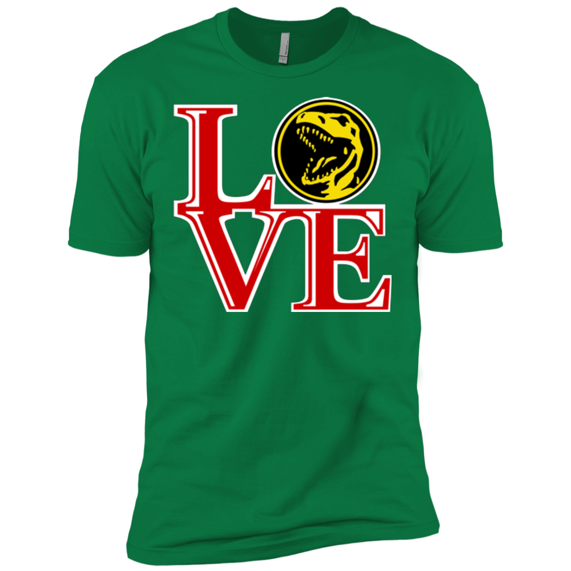 T-Shirts Kelly Green / X-Small Red Ranger LOVE Men's Premium T-Shirt