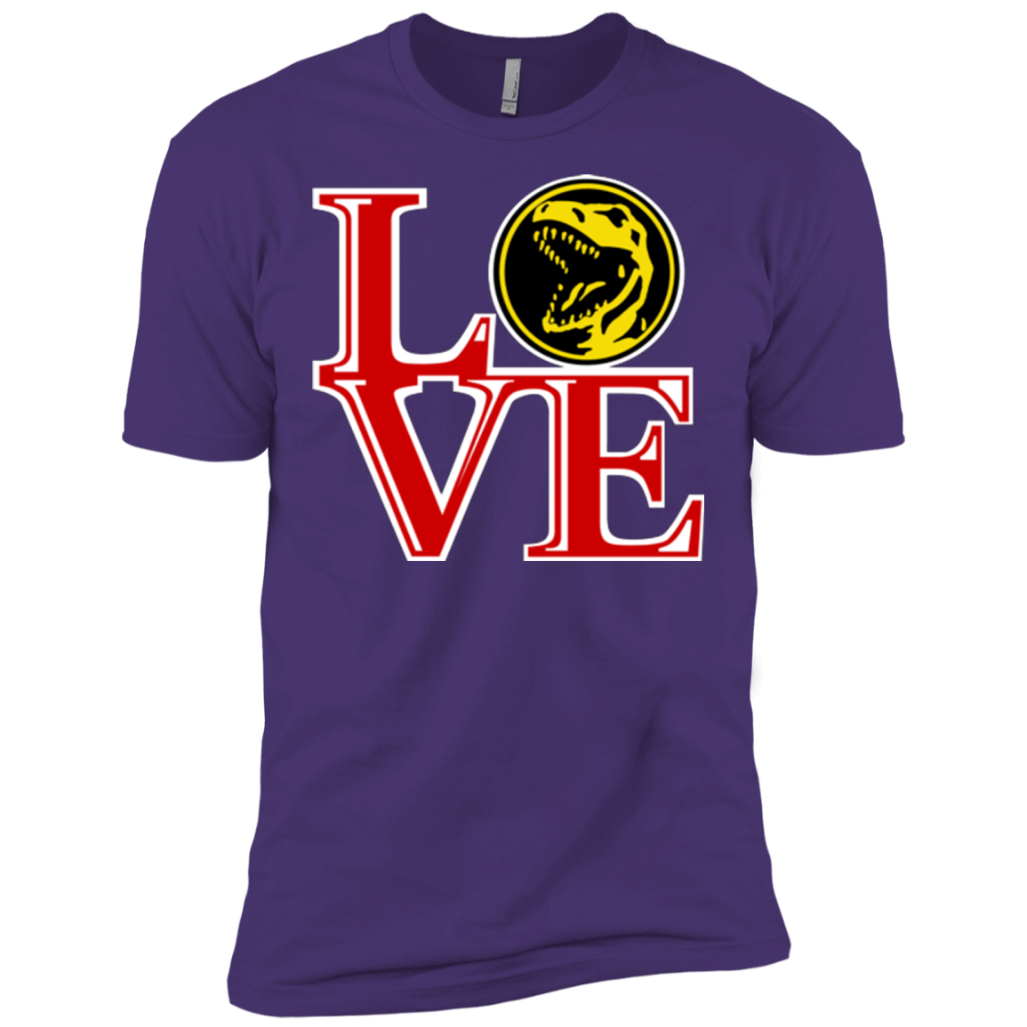 T-Shirts Purple / X-Small Red Ranger LOVE Men's Premium T-Shirt