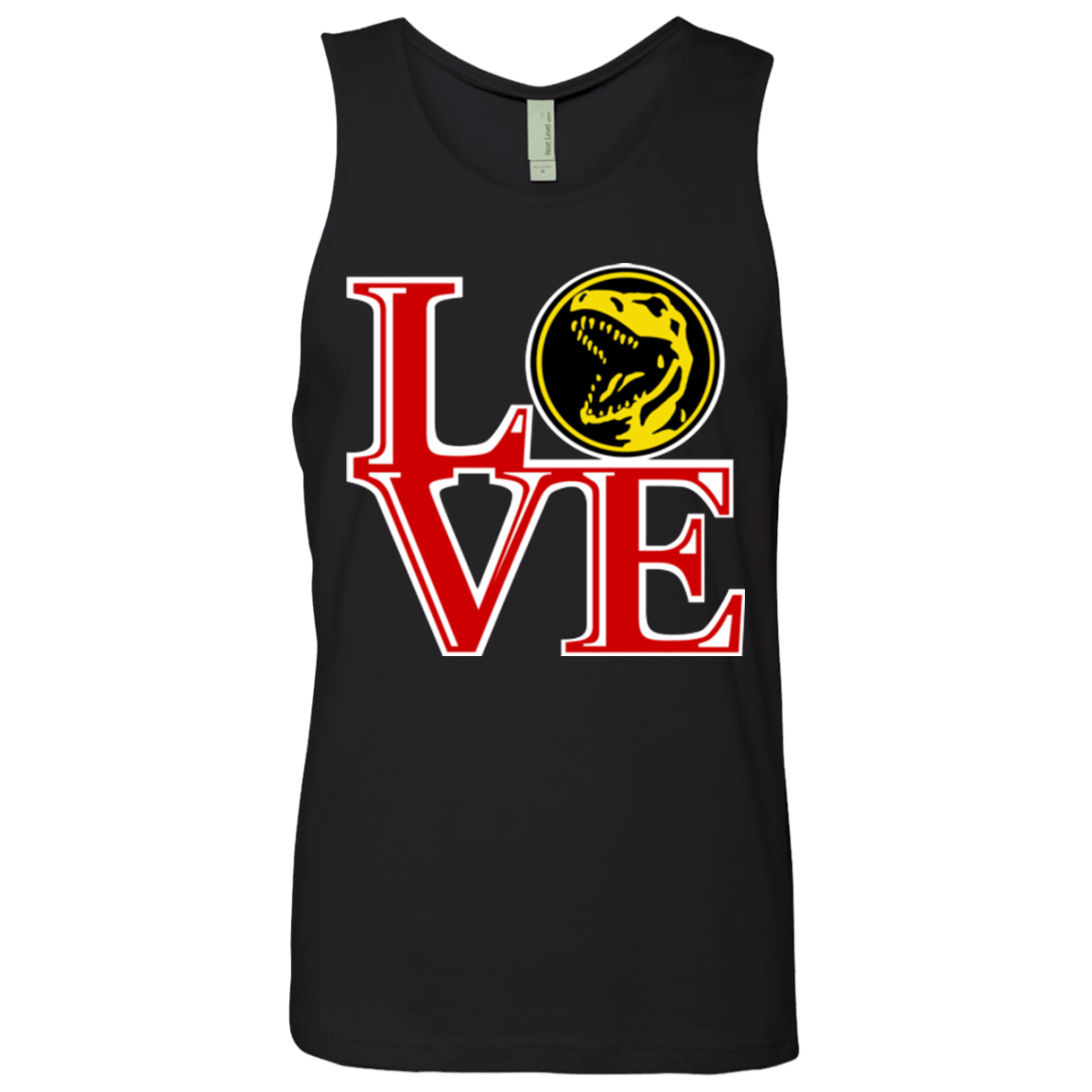 T-Shirts Black / Small Red Ranger LOVE Men's Premium Tank Top
