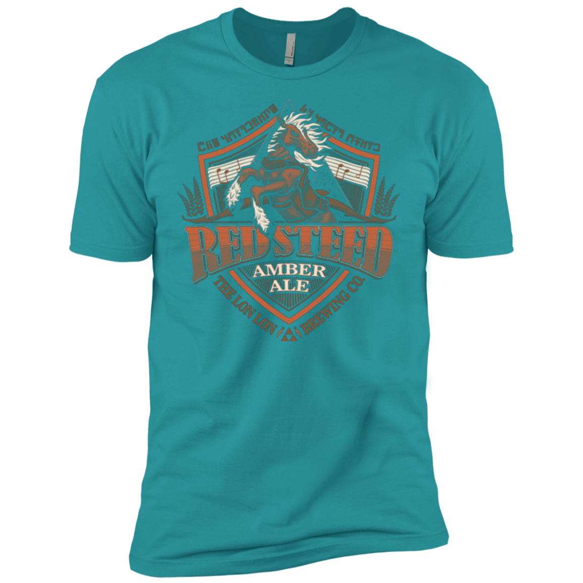 T-Shirts Tahiti Blue / X-Small Red Steed Amber Ale Men's Premium T-Shirt