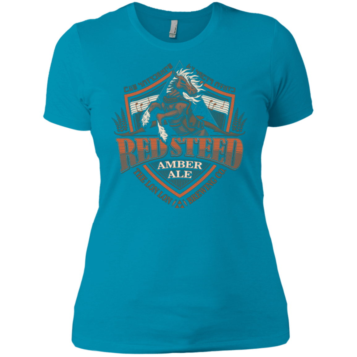 T-Shirts Turquoise / X-Small Red Steed Amber Ale Women's Premium T-Shirt