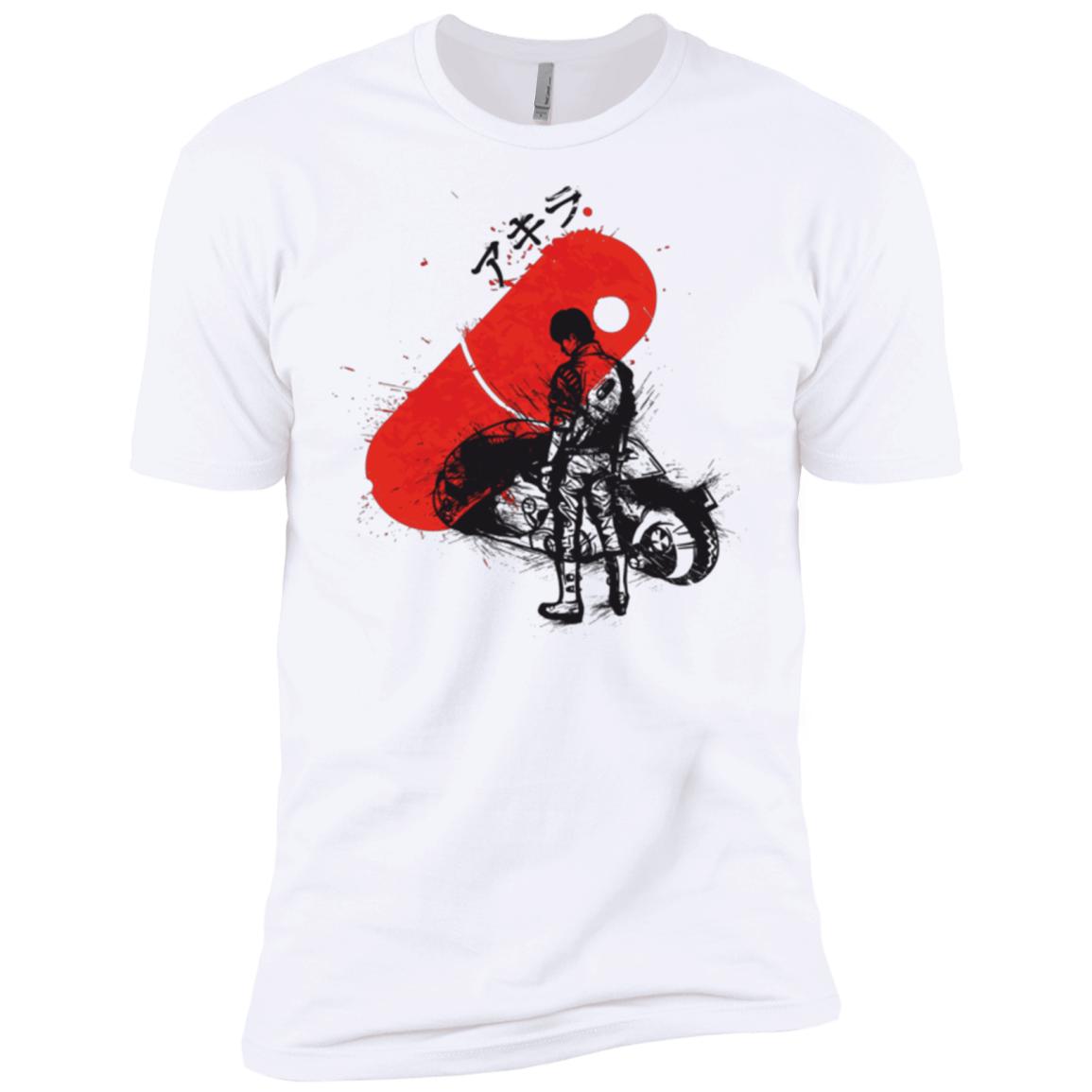 T-Shirts White / X-Small RED SUN AKIRA Men's Premium T-Shirt