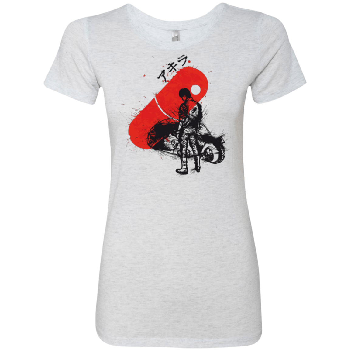 T-Shirts Heather White / Small RED SUN AKIRA Women's Triblend T-Shirt