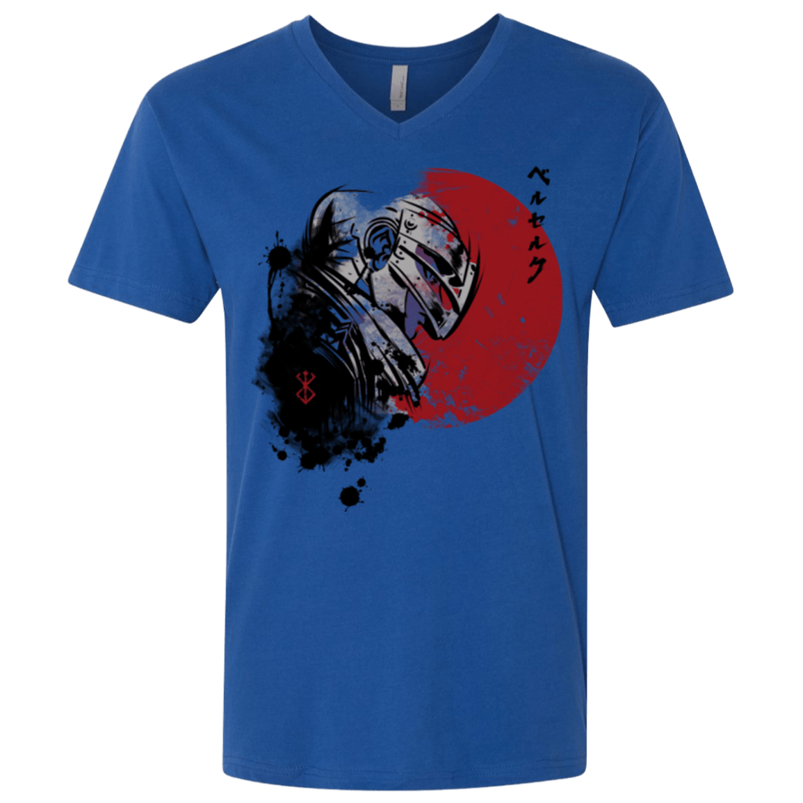 T-Shirts Royal / X-Small Red Sun Guts Men's Premium V-Neck