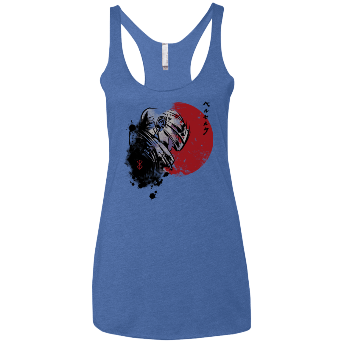 T-Shirts Vintage Royal / X-Small Red Sun Guts Women's Triblend Racerback Tank