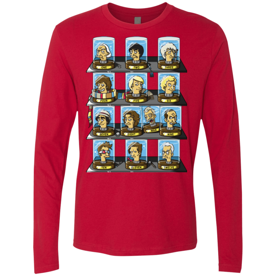 T-Shirts Red / Small Regen O Rama Men's Premium Long Sleeve