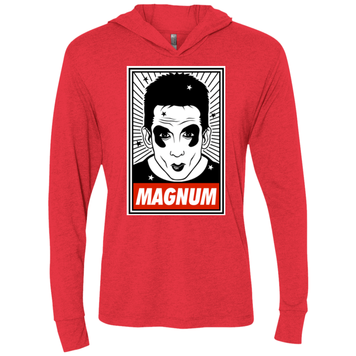 T-Shirts Vintage Red / X-Small Ridiculously good looking Triblend Long Sleeve Hoodie Tee