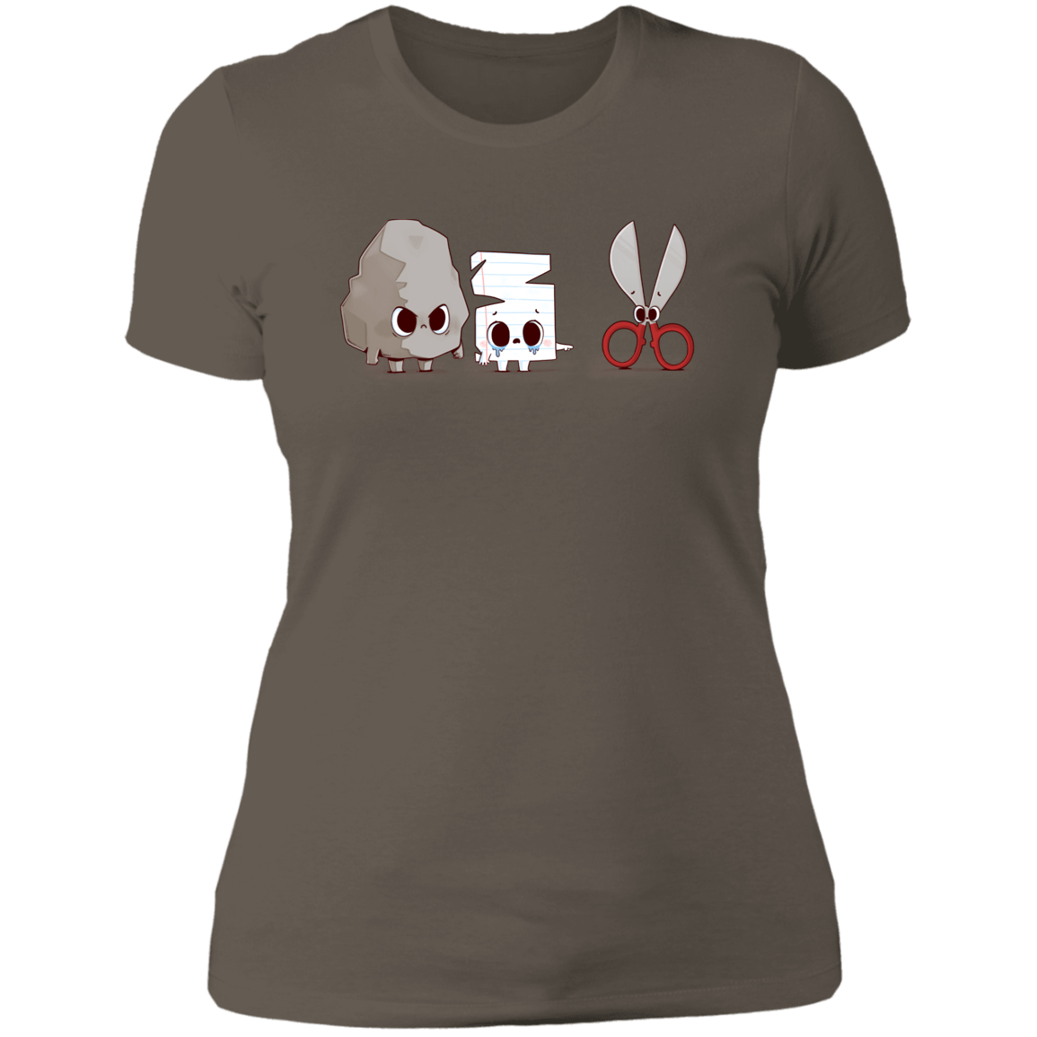 T-Shirts Warm Grey / S Rock Paper Bully Women's Premium T-Shirt