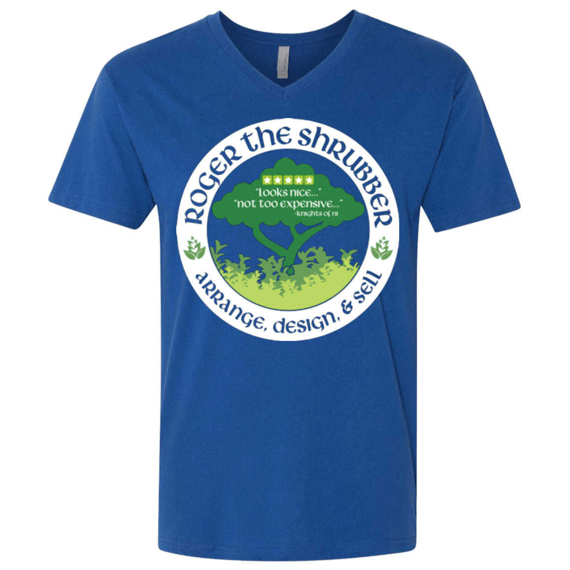 T-Shirts Royal / X-Small Roger Men's Premium V-Neck