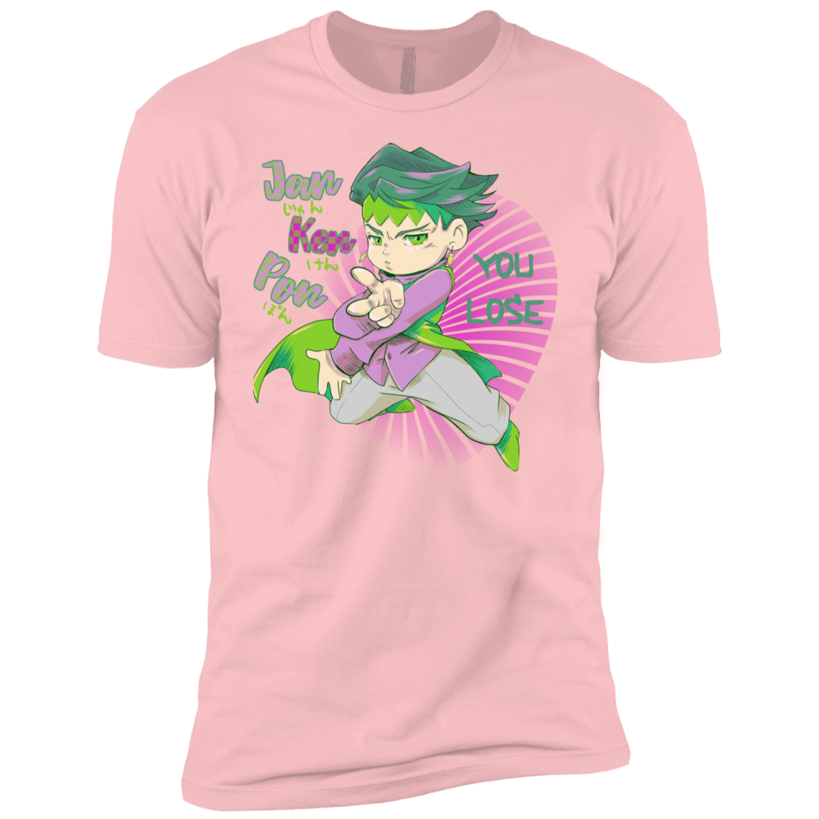 T-Shirts Light Pink / YXS Rohan Kishibe Boys Premium T-Shirt