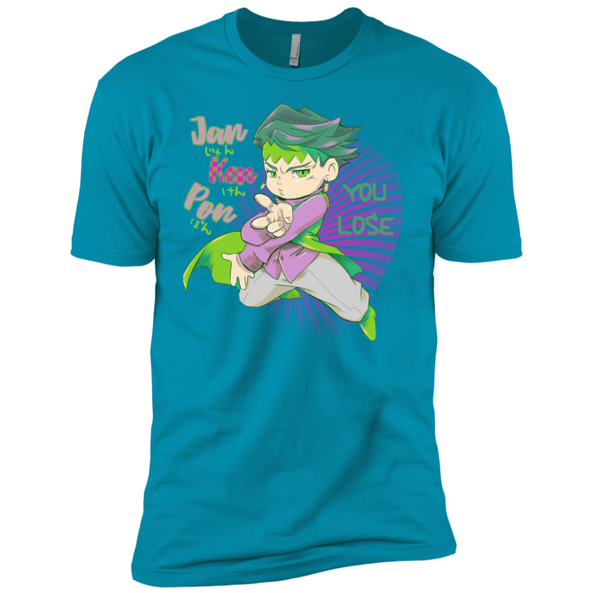 T-Shirts Turquoise / YXS Rohan Kishibe Boys Premium T-Shirt