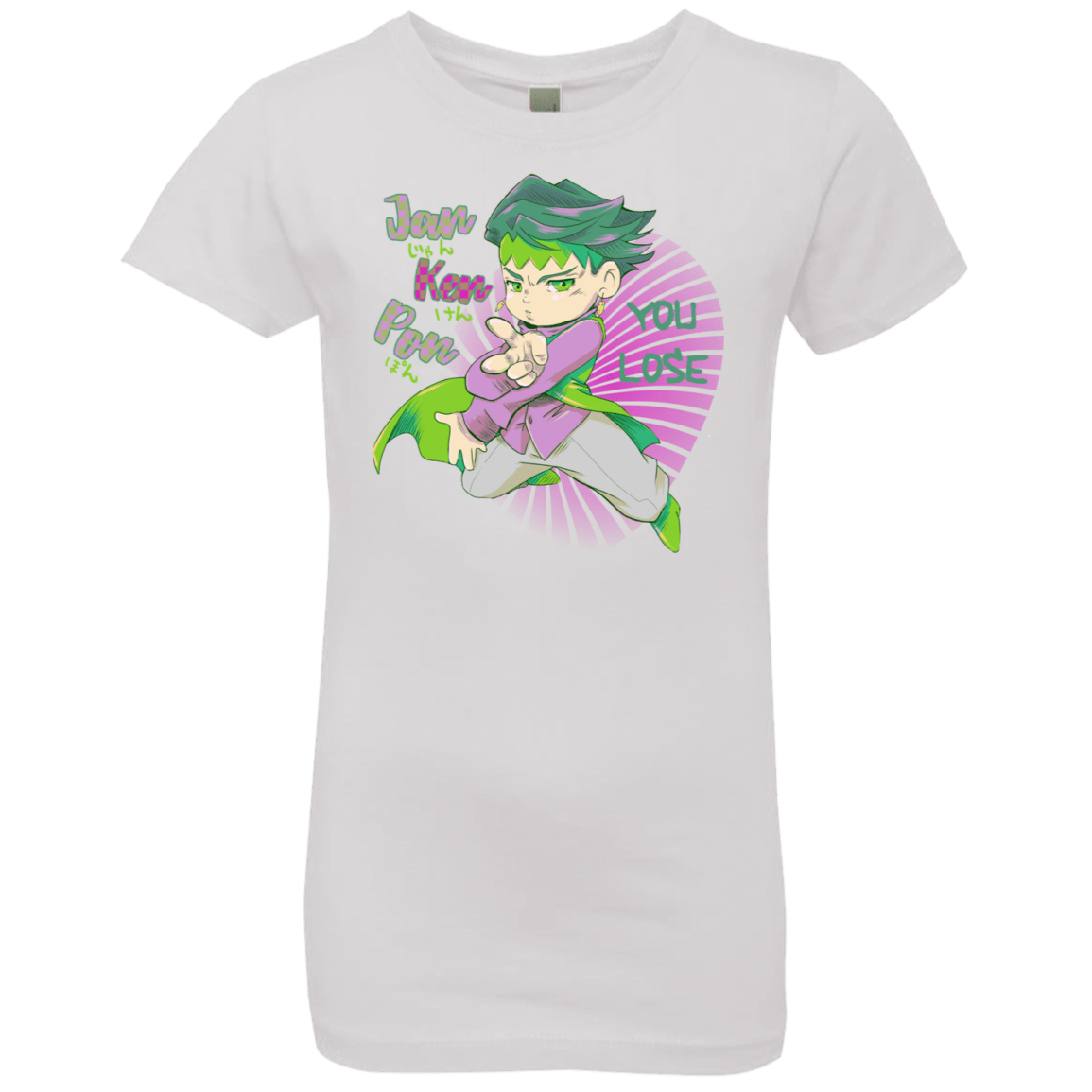 T-Shirts White / YXS Rohan Kishibe Girls Premium T-Shirt