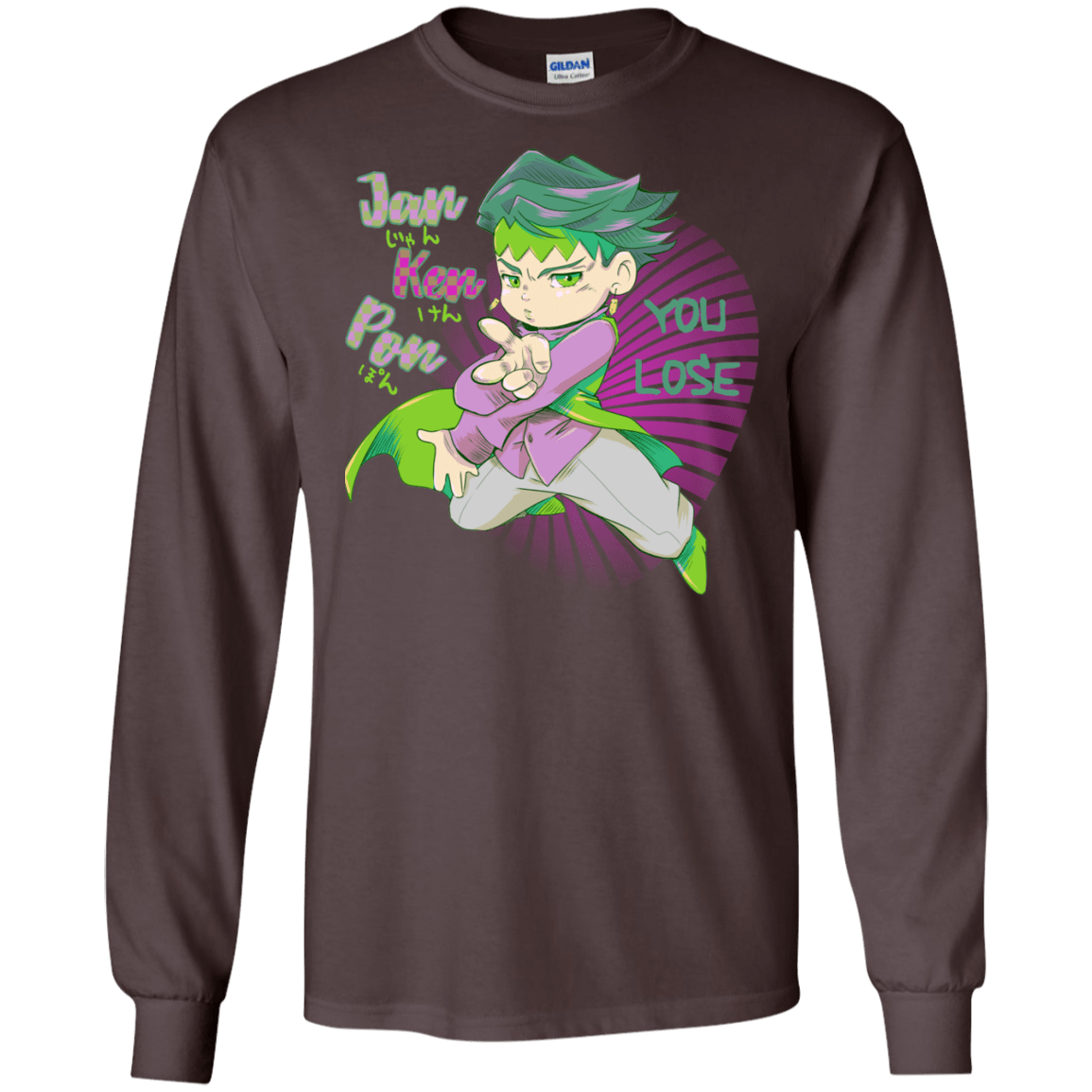 T-Shirts Dark Chocolate / S Rohan Kishibe Men's Long Sleeve T-Shirt