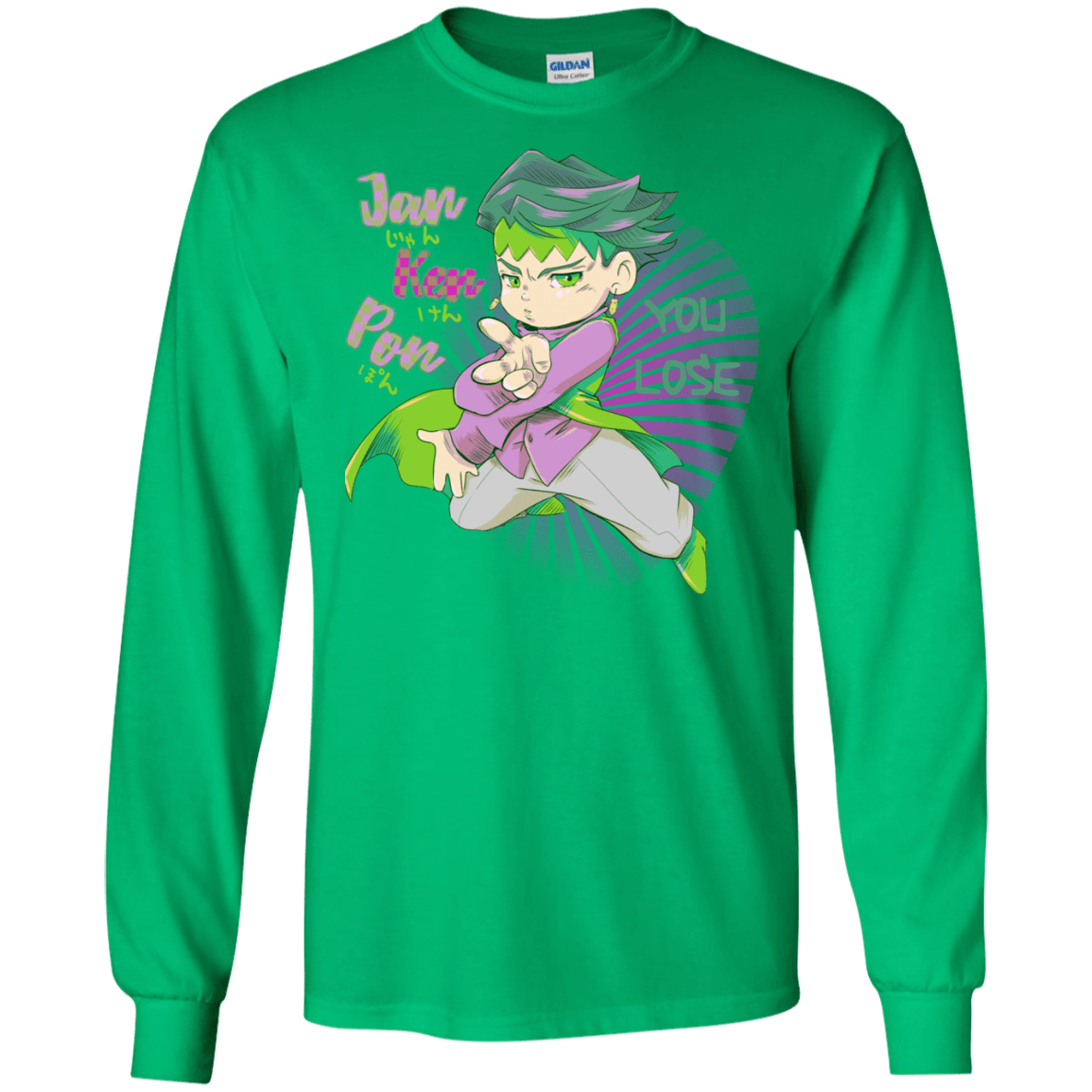 T-Shirts Irish Green / S Rohan Kishibe Men's Long Sleeve T-Shirt