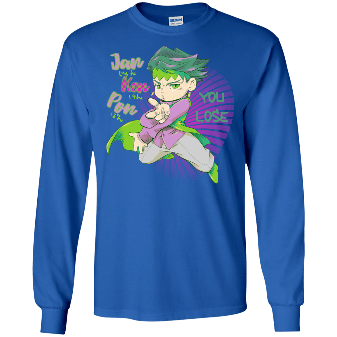 T-Shirts Royal / S Rohan Kishibe Men's Long Sleeve T-Shirt