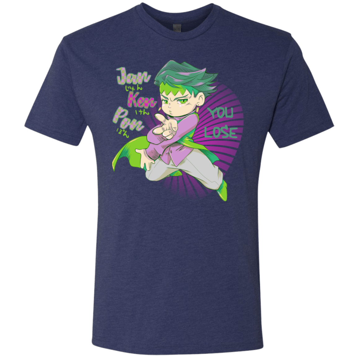 T-Shirts Vintage Navy / S Rohan Kishibe Men's Triblend T-Shirt