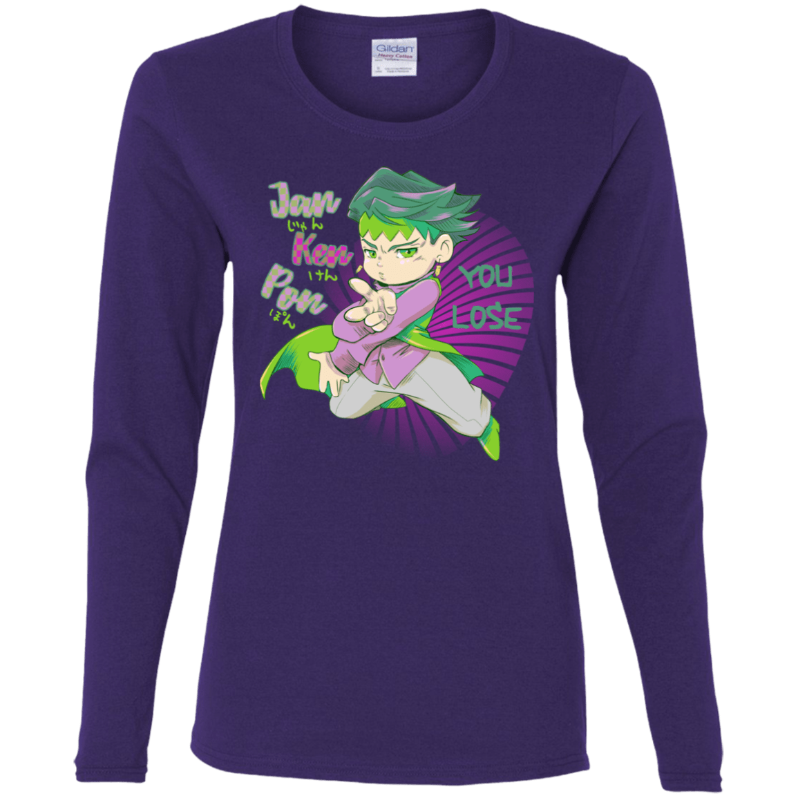 T-Shirts Purple / S Rohan Kishibe Women's Long Sleeve T-Shirt