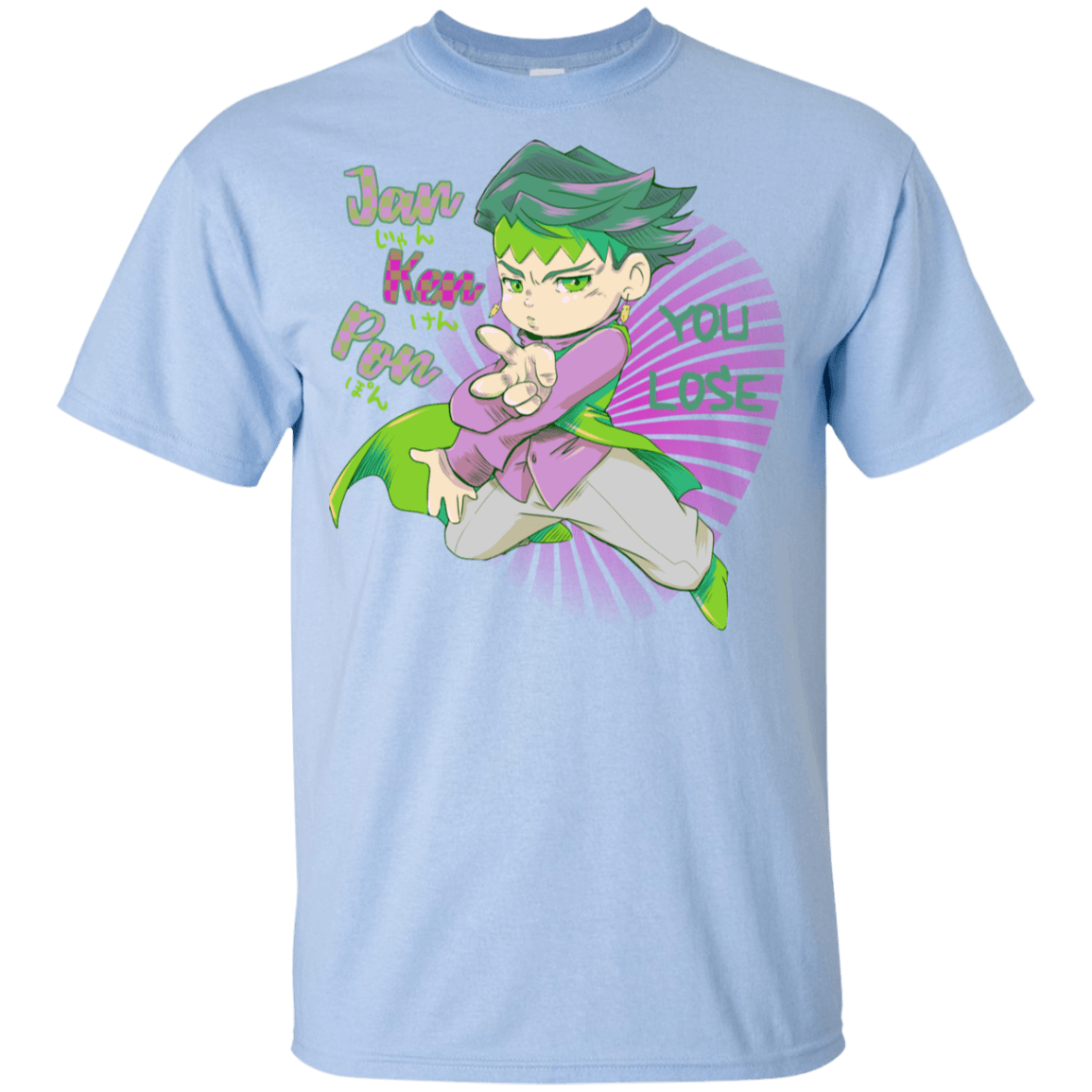 T-Shirts Light Blue / YXS Rohan Kishibe Youth T-Shirt