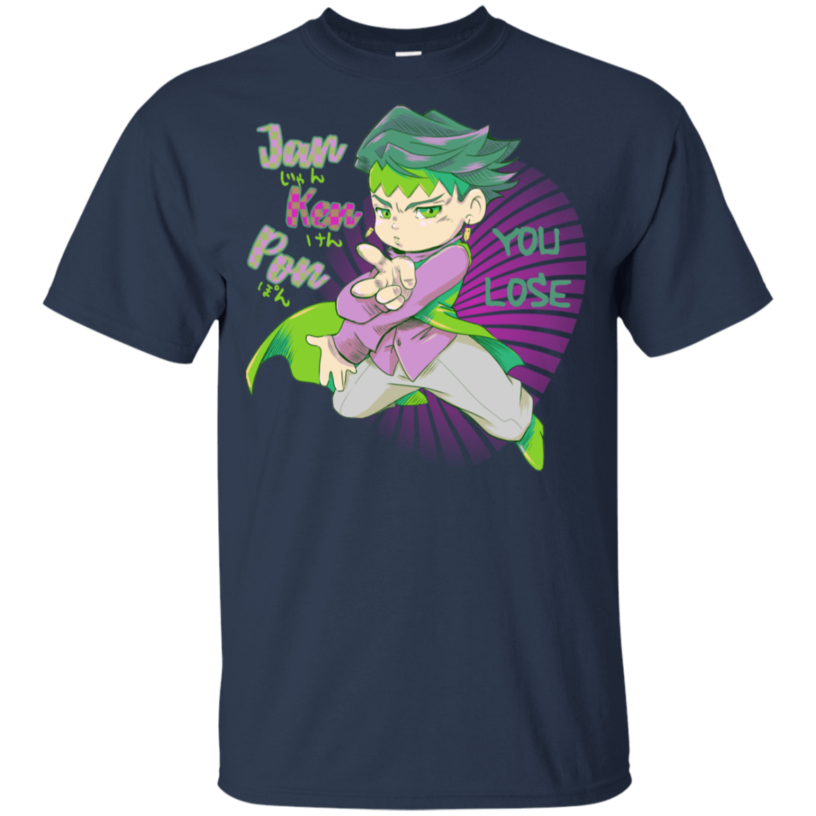 T-Shirts Navy / YXS Rohan Kishibe Youth T-Shirt