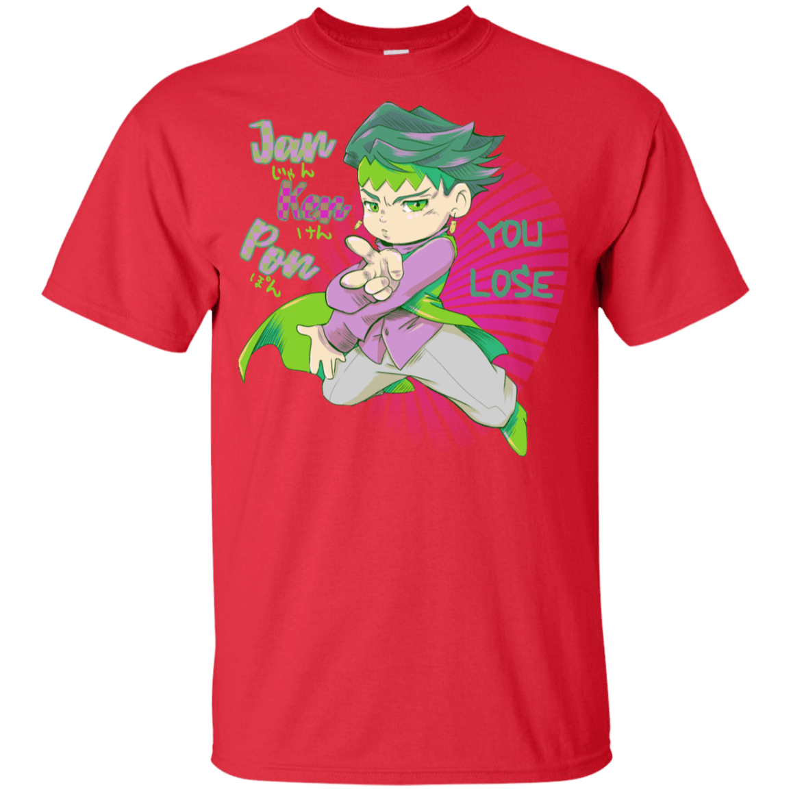 T-Shirts Red / YXS Rohan Kishibe Youth T-Shirt