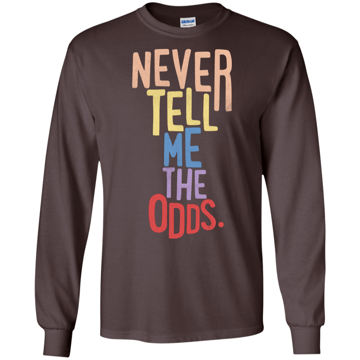 T-Shirts Dark Chocolate / S Roll the Dice Men's Long Sleeve T-Shirt