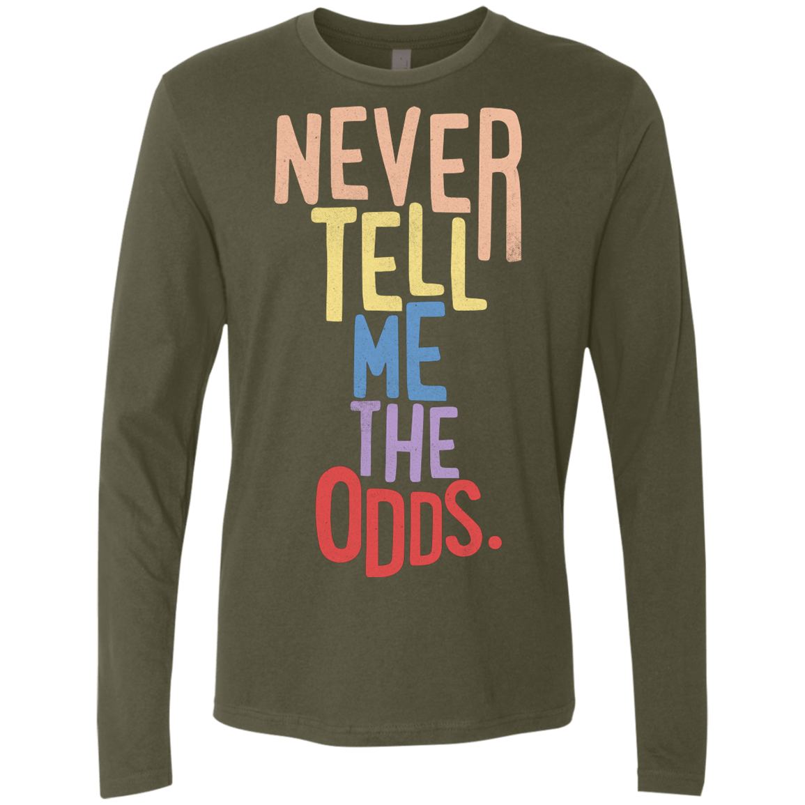 T-Shirts Military Green / S Roll the Dice Men's Premium Long Sleeve