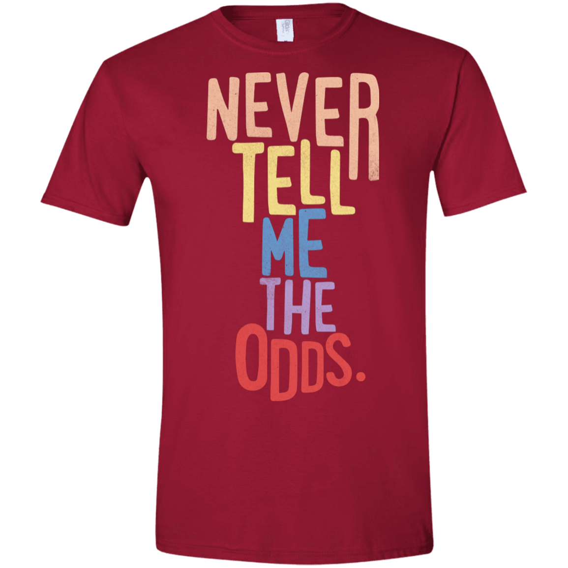 T-Shirts Cardinal Red / S Roll the Dice Men's Semi-Fitted Softstyle