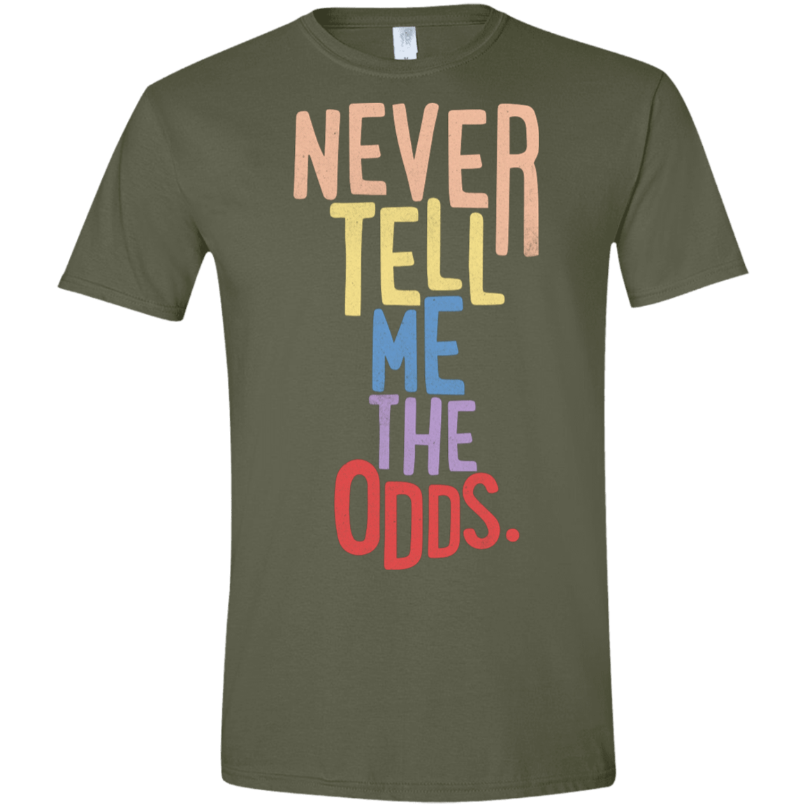 T-Shirts Military Green / S Roll the Dice Men's Semi-Fitted Softstyle