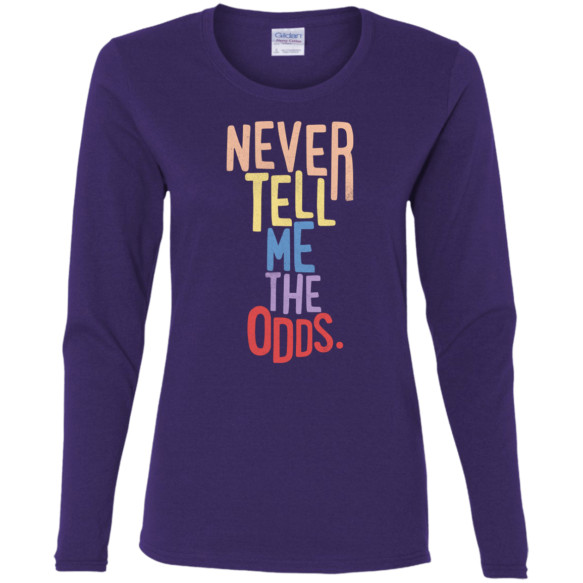 T-Shirts Purple / S Roll the Dice Women's Long Sleeve T-Shirt