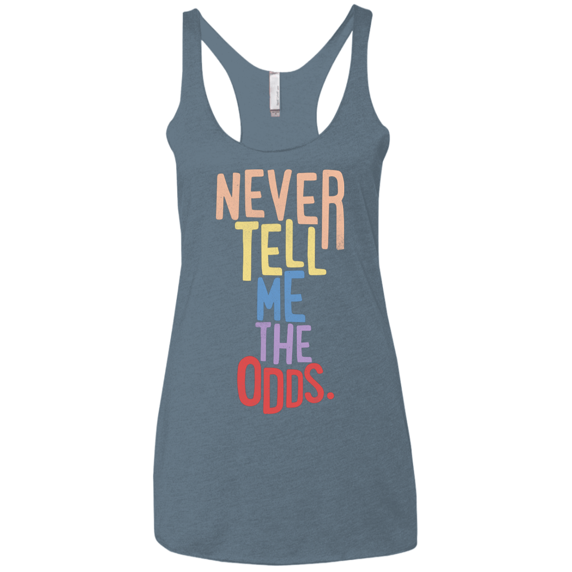 T-Shirts Indigo / X-Small Roll the Dice Women's Triblend Racerback Tank