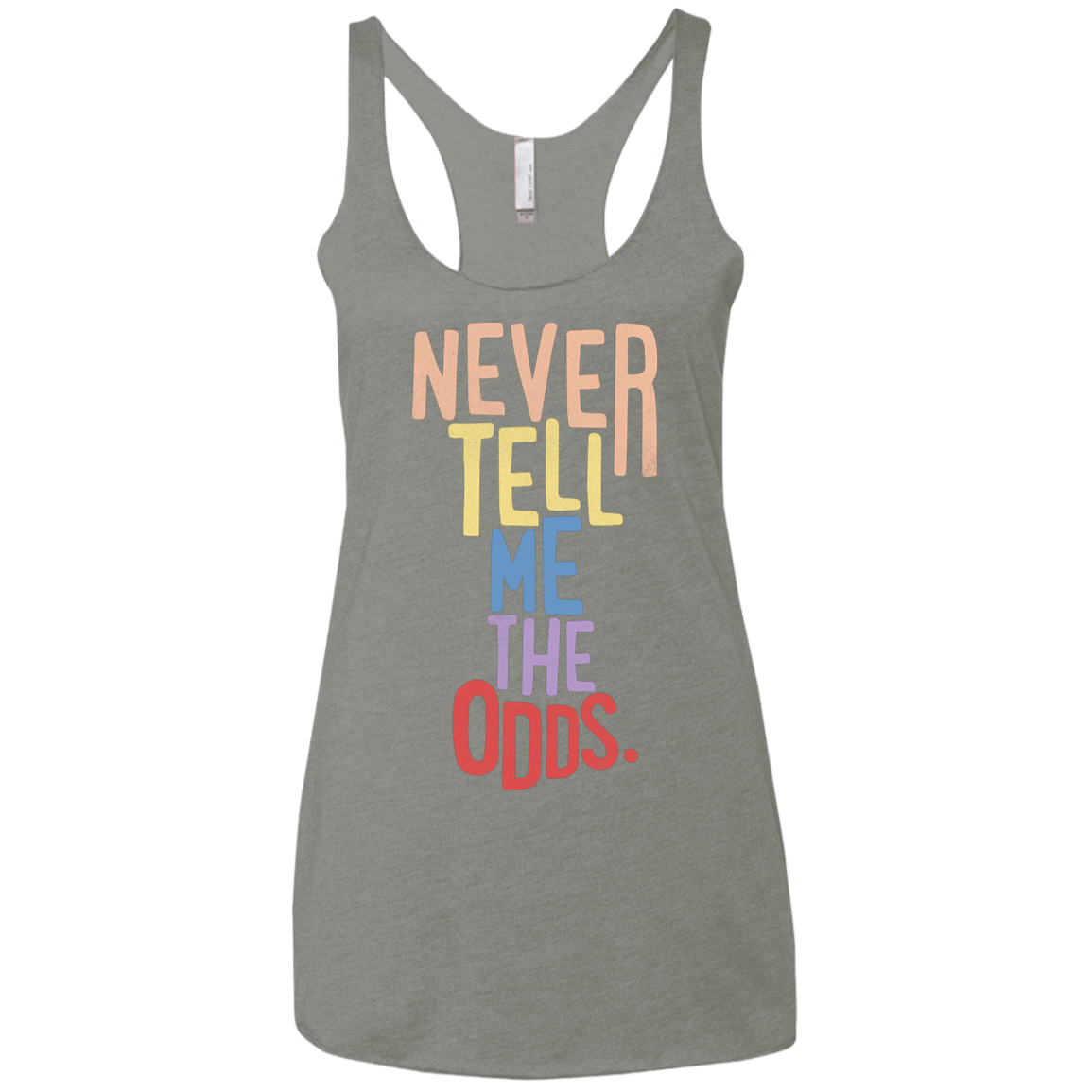 T-Shirts Venetian Grey / X-Small Roll the Dice Women's Triblend Racerback Tank