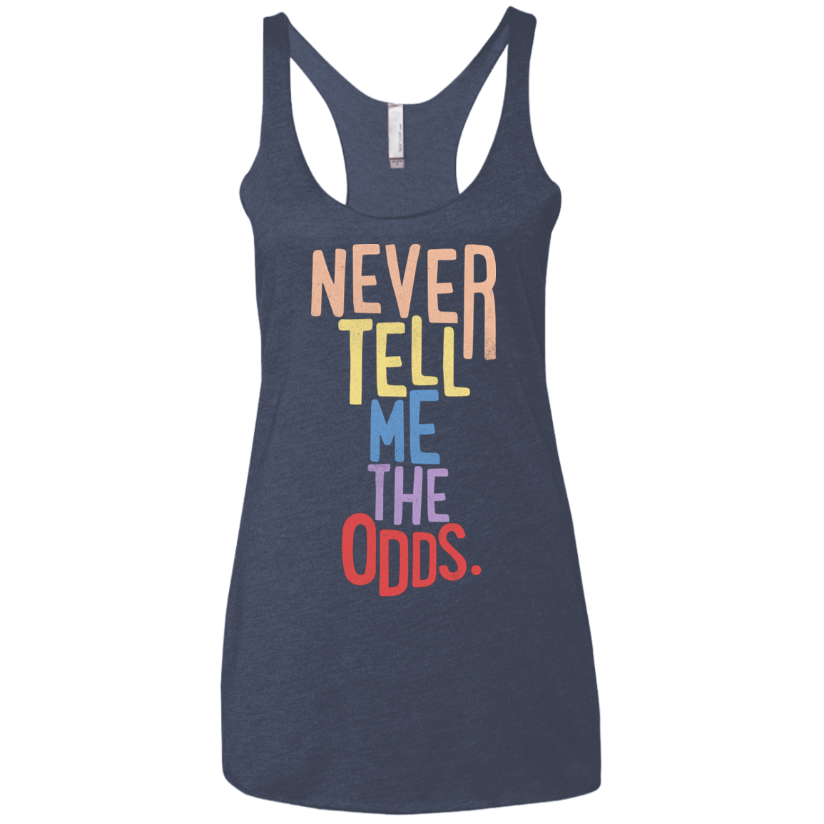T-Shirts Vintage Navy / X-Small Roll the Dice Women's Triblend Racerback Tank