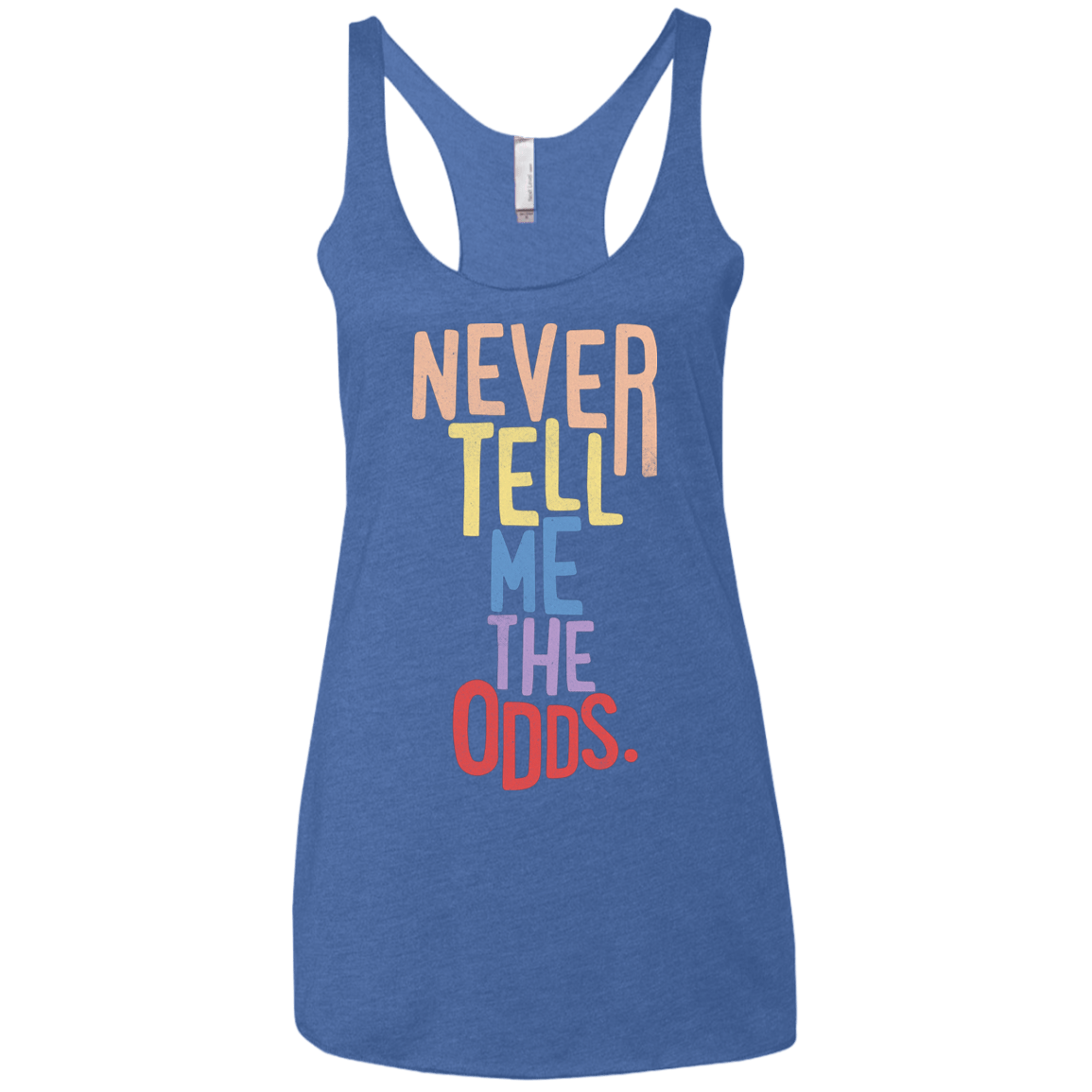 T-Shirts Vintage Royal / X-Small Roll the Dice Women's Triblend Racerback Tank
